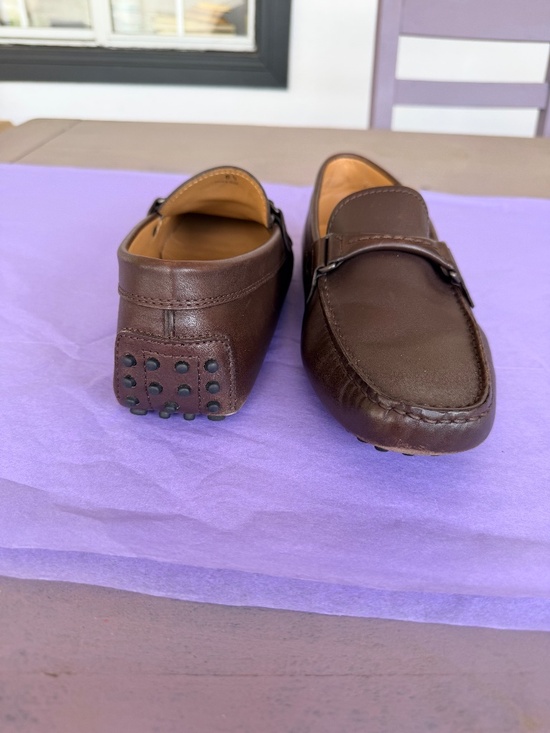 Tod\'s Brown Leather Men\'s Driving Loafers Size 6.5 main image 14